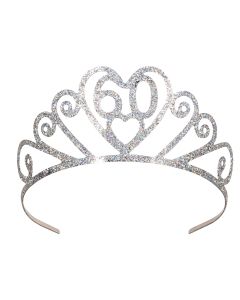 Glittered Metal Tiara - 60
