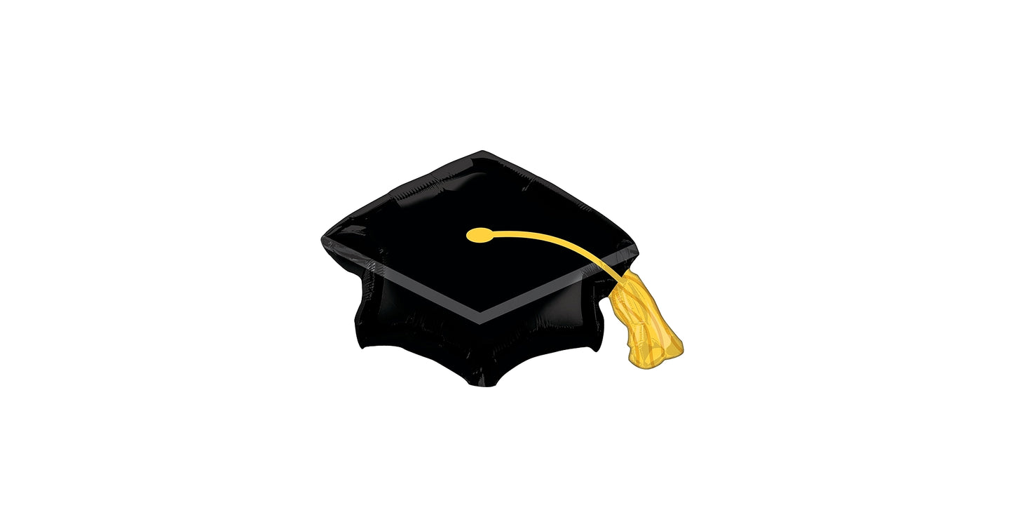 31" graduation mylar - graduation cap