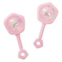 Baby Rattles -Pink 6ct