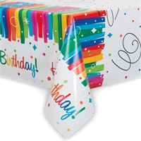 Rainbow Ribbons Birthday - Table Cover