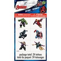 Avengers - Tattoo Sheets 24pc