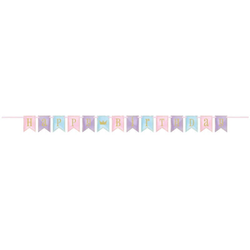 Glitter Magical Princess Birthday - Banner