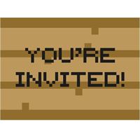 Minecraft - Invitations 8ct