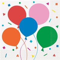 Colorful Balloons - Lunch Napkins 16ct