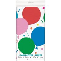 Colorful Balloons - Plastic Table Cover