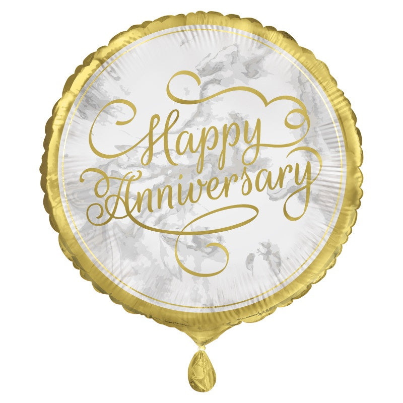 18" Mylar - Gold Anniversary