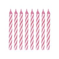 24ct Spiral Neon Pink Candles