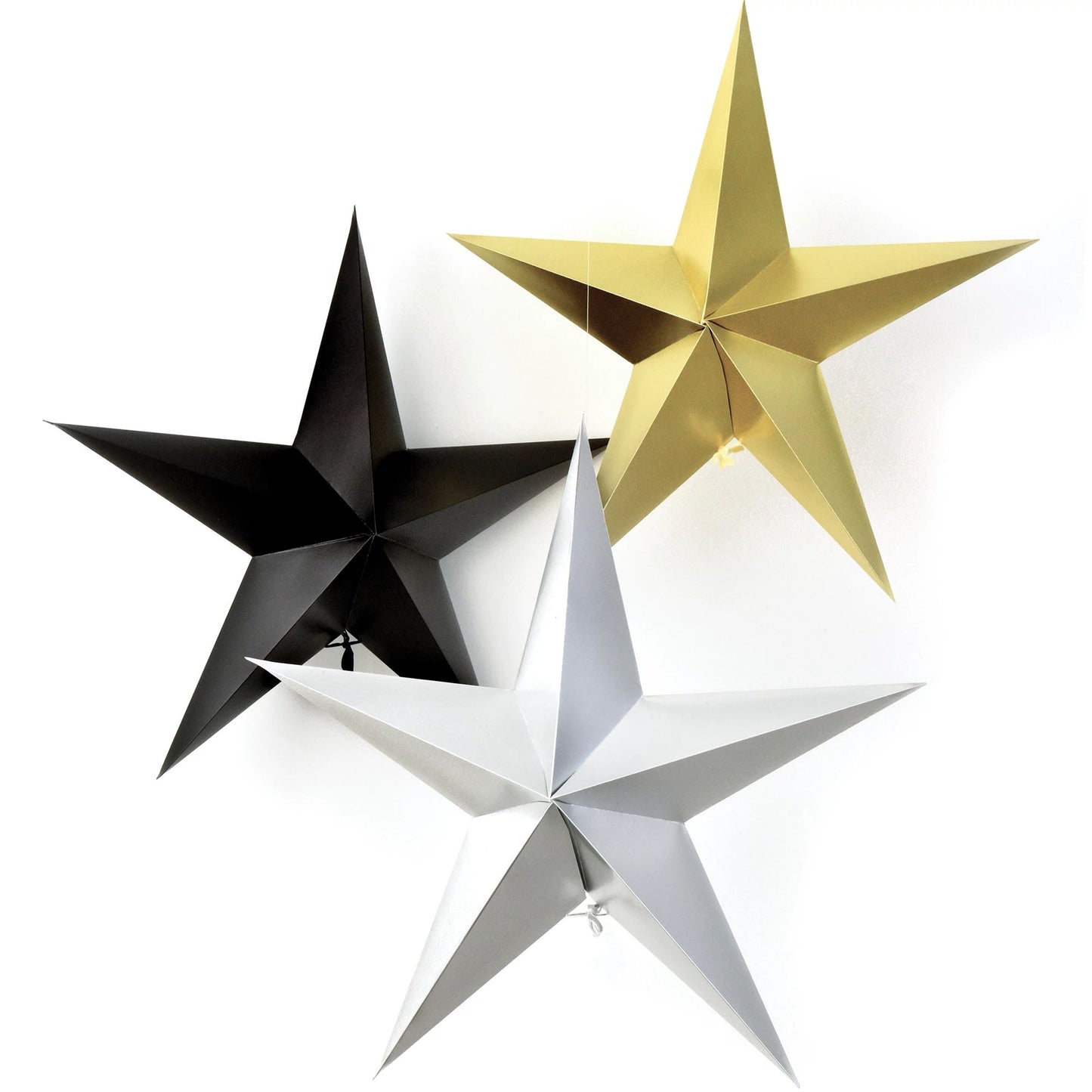 Oversized 3D Stars - 3ct.