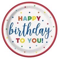 Dots & Stars Birthday - Lunch Plates 8ct