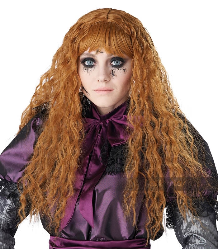Creepy Doll Wig - Red