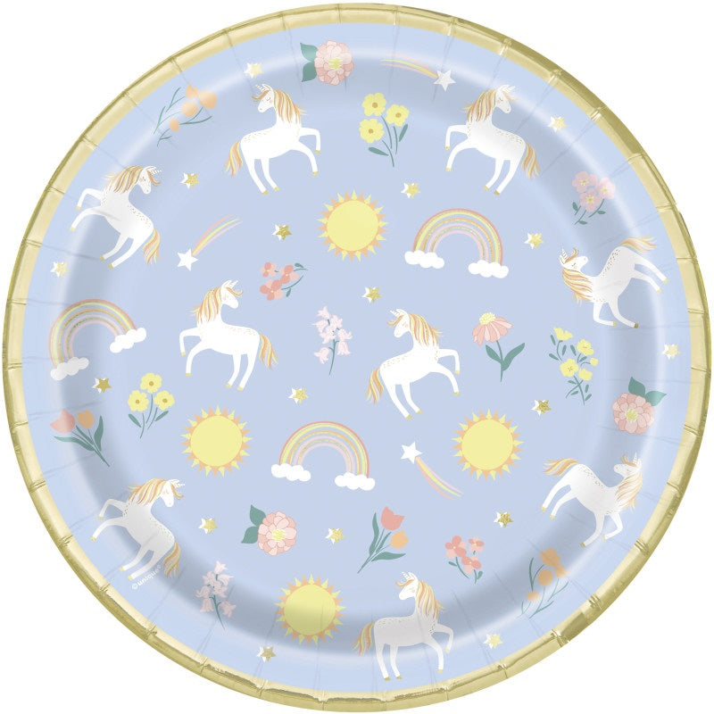 Dainty Unicorn - Lunch Plate 8ct