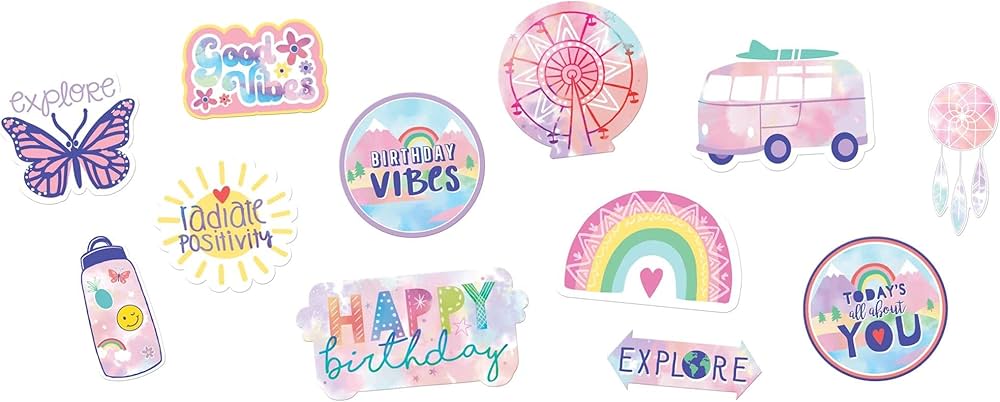 Festival Fun Birthday Party - Cutouts 12pc