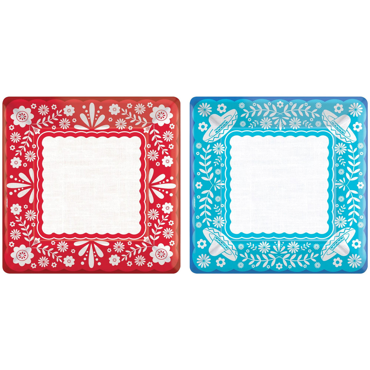 Viva la Party - Square Lunch Plates 8ct