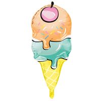 3D Ice cream - 23" Mylar