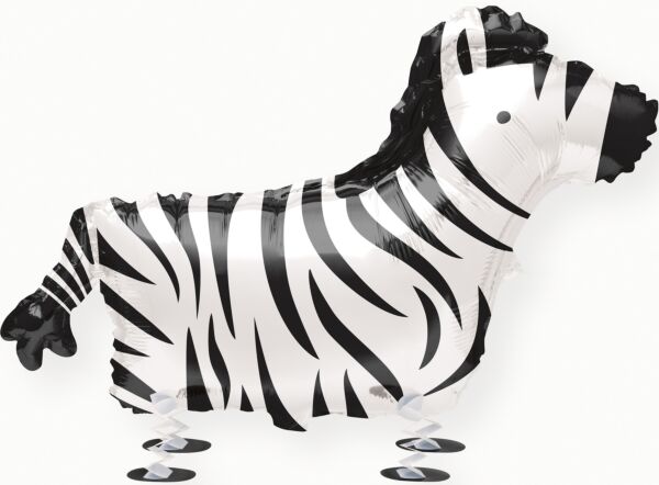 30" Walking Pet Mylar - Zebra