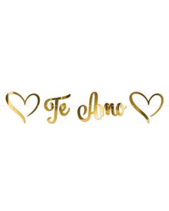 Foil Streamer - Te Amo