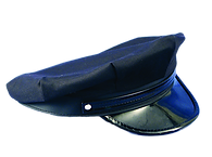 Chauffeur Hat - Black