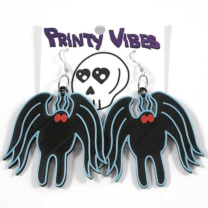 Mothman Cryptid Earrings