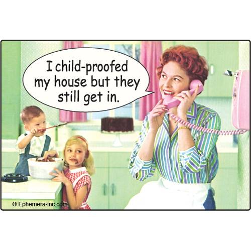Magnet - I Child-Proofed My House...