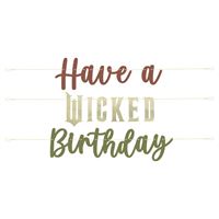 Have A Wicked Birthday banner