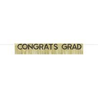 Graduation - Gold Foil Glitter Fringe Banner