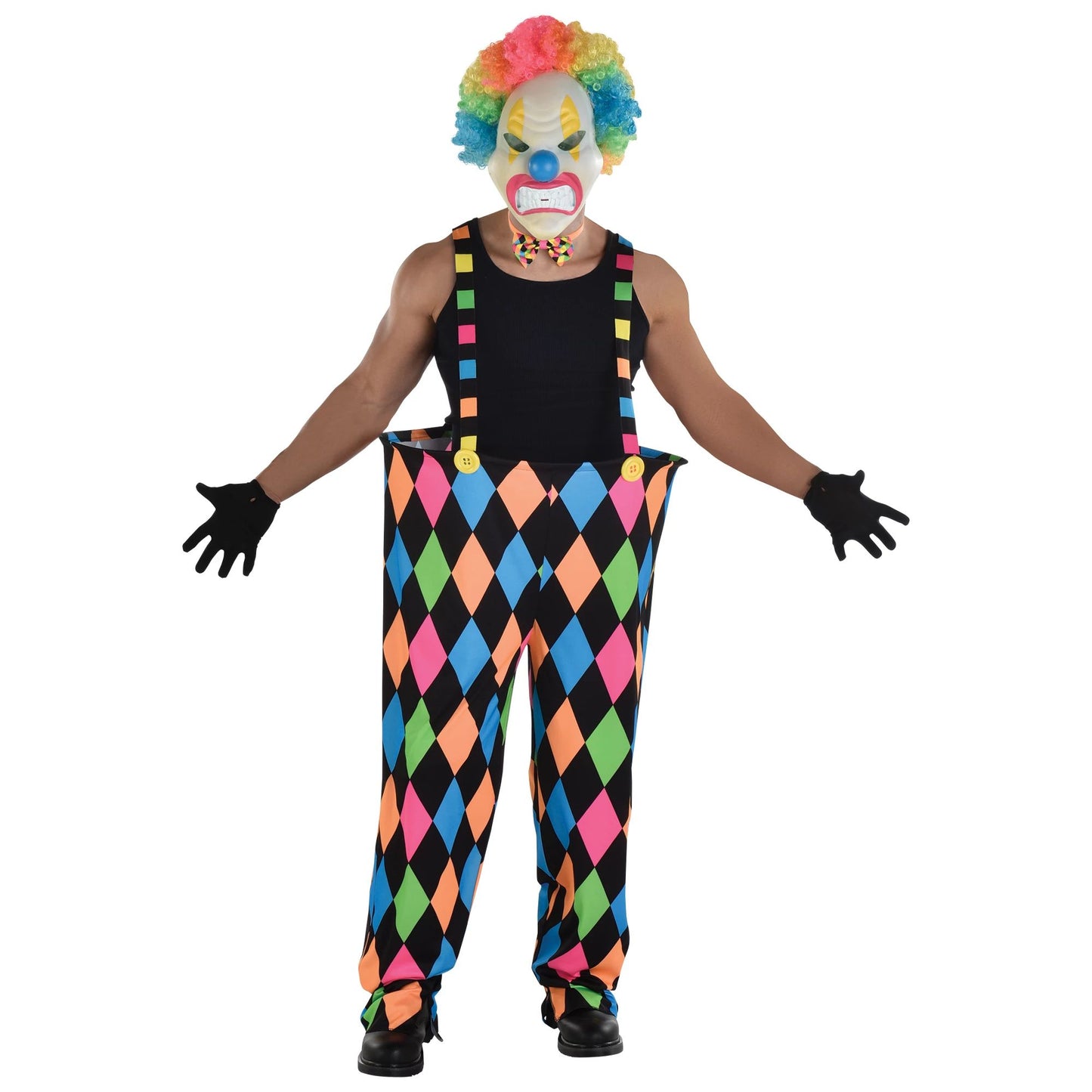 Neon Circus Suspender Pants - Standard