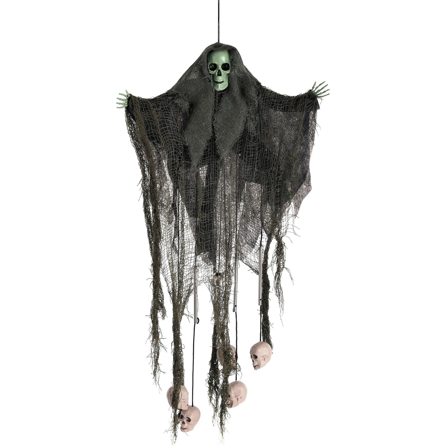 Mutated Forest Skull Windchime Hanging Decor