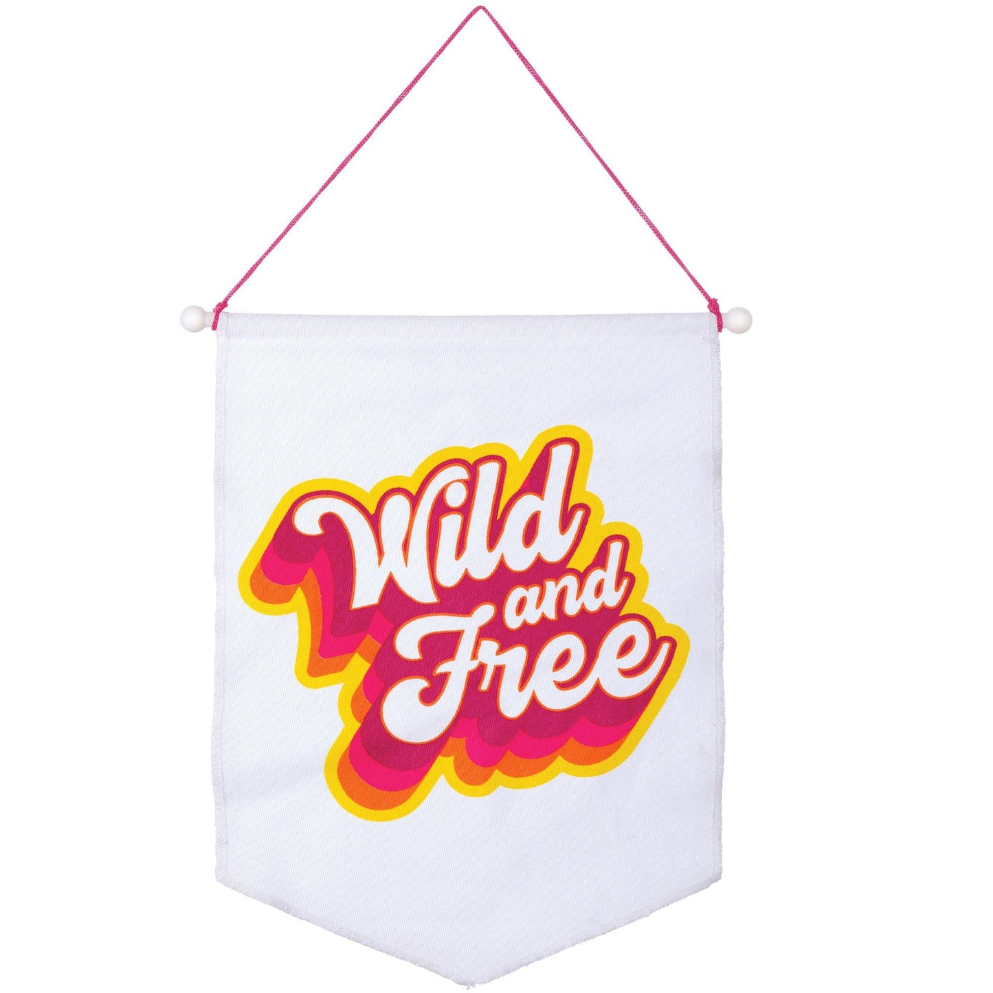 Hanging Sign - Wild and Free