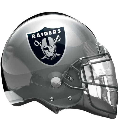21" Mylar - NFL Las Vegas Raiders Helmet