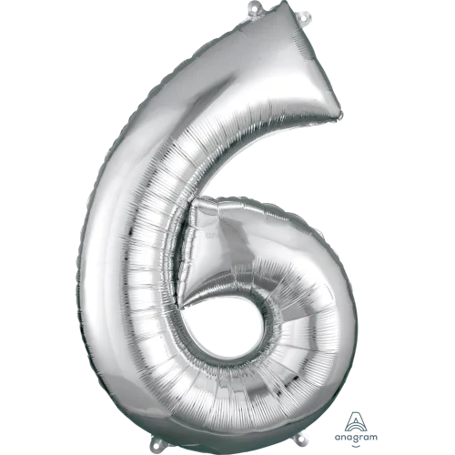 34" silver mylar - #6