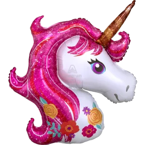 33" Supershape Mylar - Magical Unicorn