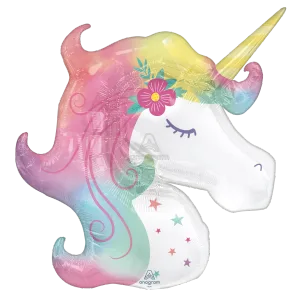 33" Supershape Mylar - Enchanted Unicorn