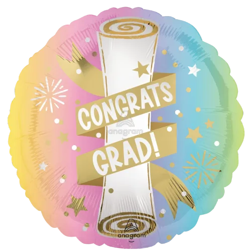 18" congrats grad Mylar