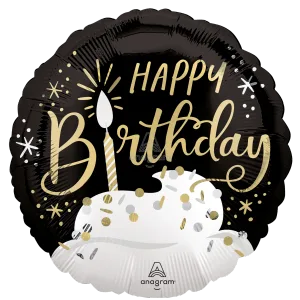 18" Happy Birthday Wishes Mylar