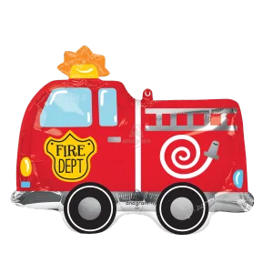 20" Mylar - Fire Truck Junior Shape