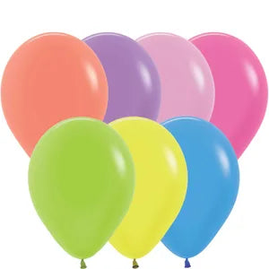 11" Neon assortment 100ct - Sempertex