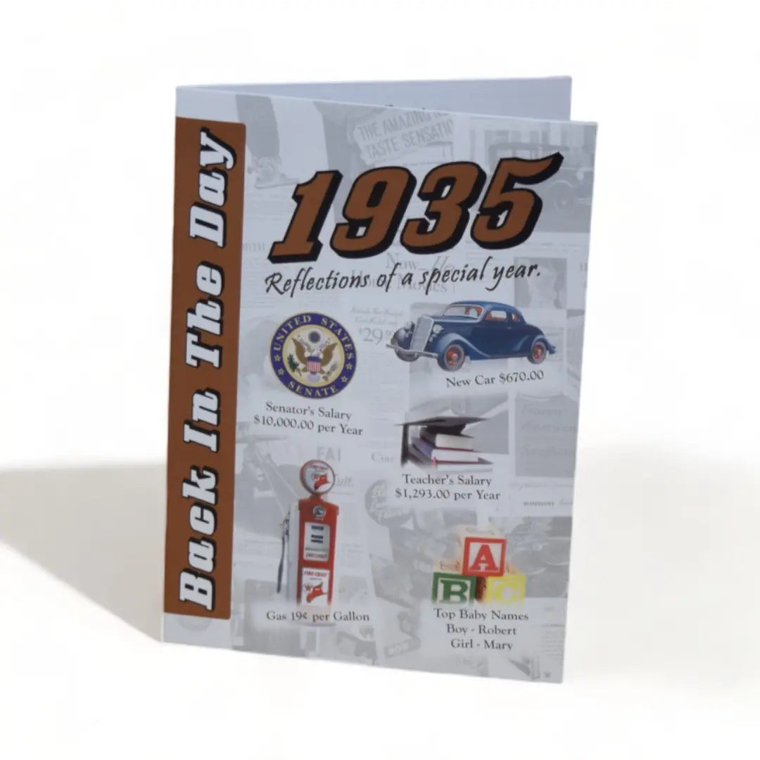 Back In The Day Almanac - 1935