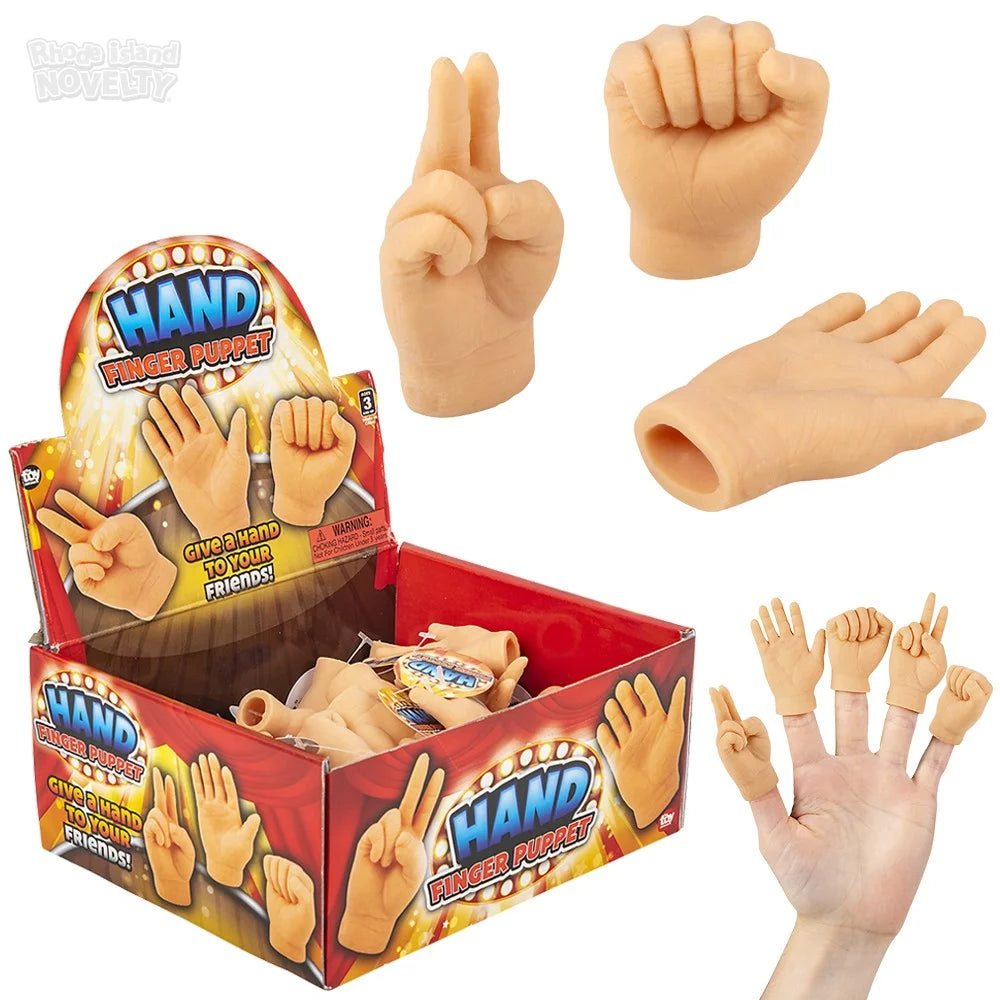 Hand Finger Puppet - Assorted
