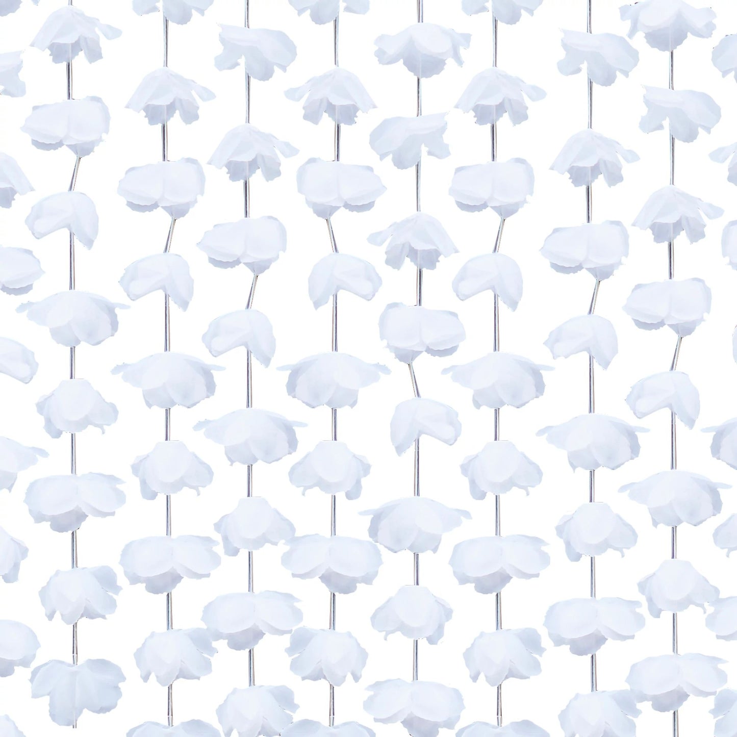 Floral Backdrop - White