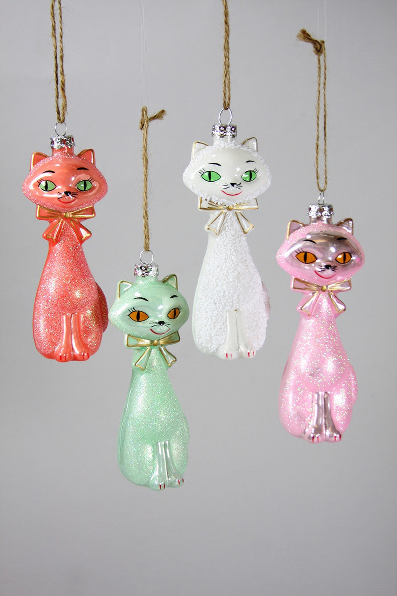 Ornament - Vintage Cat (Assorted)