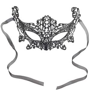 Black Secrets - Embroidered Masquerade Mask