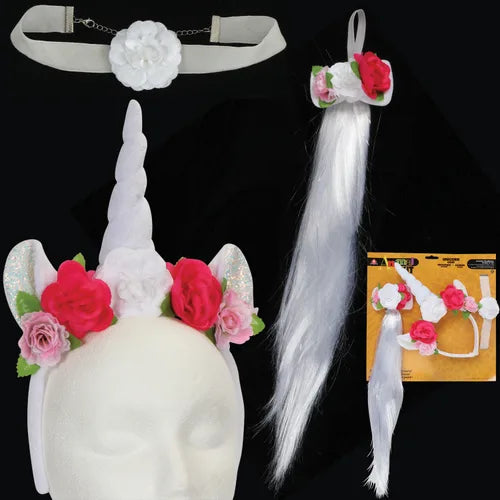 Unicorn light set Kit (Headband, Choker, Tail)