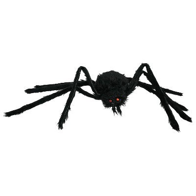 Fuzzy Medium Black Spider
