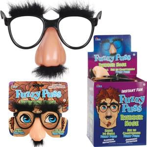 Fuzzy Puss Rubber Nose and Glasses