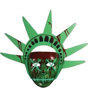 Lady Liberty Light Up Mask - The Purge