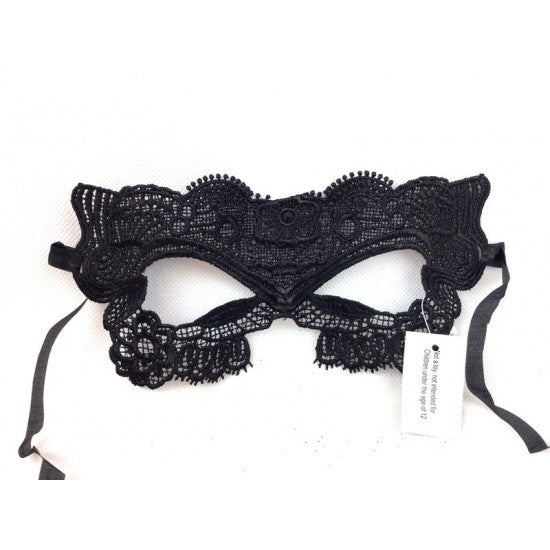 Black Masquerade Lace Mask