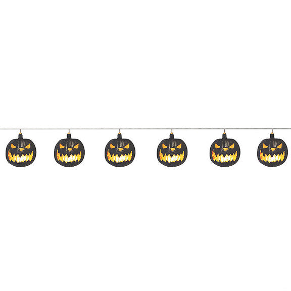 Jack-O-Lantern Light Up Garland