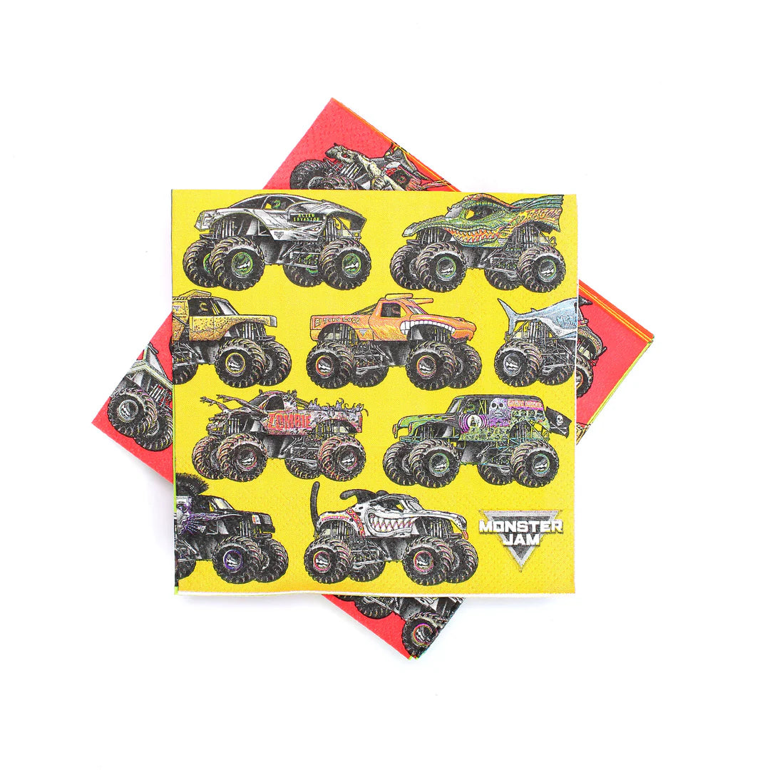 Monster Jam - Beverage Napkins 16ct