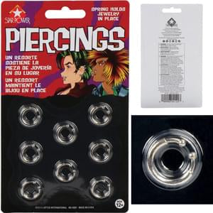 Fake Piercing's 8 Pack
