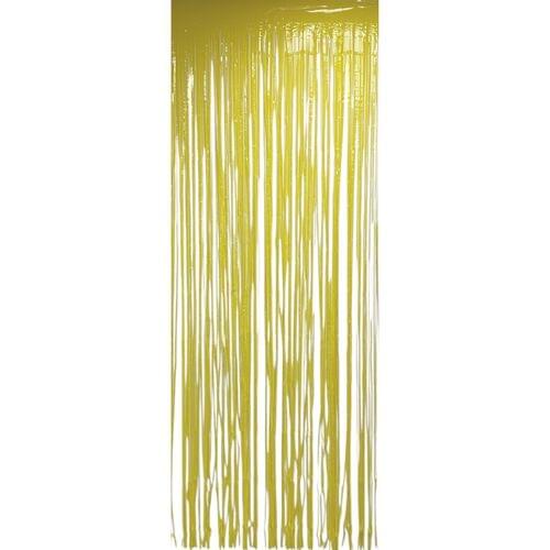 Foil Fringe Curtain - Pastel Yellow